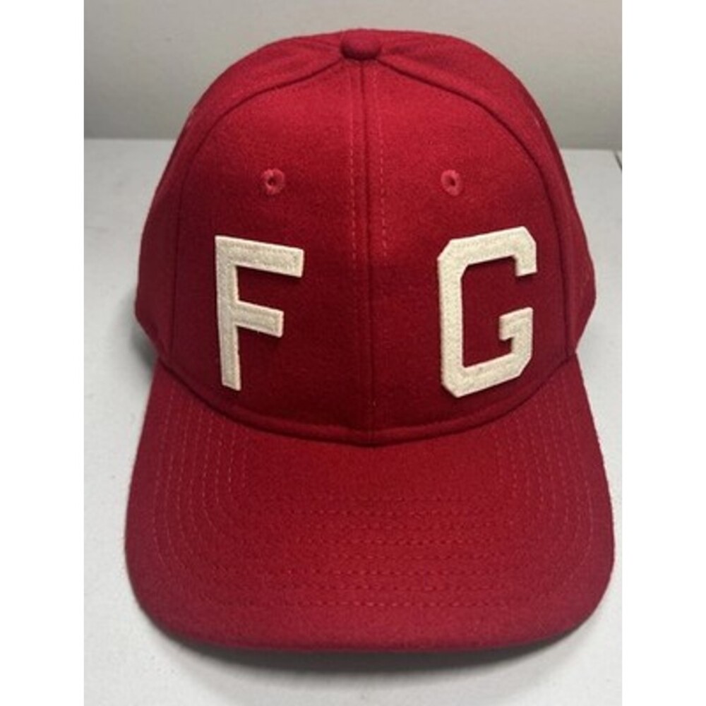 New Era x Fear of God x Kansas City Monarchs 9FORTY Ball Hat Cap Red Strapback